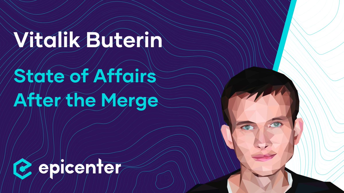 🚀NEW EPISODE🚀
Join <a href="/tw_tter/">Friederike Ernst 🦉</a> as she chats to <a href="/VitalikButerin/">vitalik.eth</a> at  <a href="/EFDevcon/">Devconnect ARG - the first Ethereum World’s Fair</a> 6 in 🇨🇴 about: 
➡️the state of the network
➡️if the looming centralization is a threat
➡️#Ethereum's danksharding plus third party layer 2s 
➡️How much of an issue MEV is

epicenter.tv/episodes/467