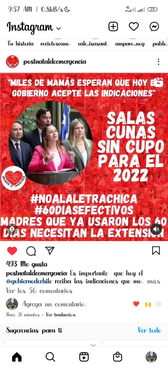 acum_nancy's tweet photo. @gabrielboric @MuchoGustoMEGA @Senado_Chile @Camara_cl @BuenosDiasTVN 
#extensiónpostnatalparental
@hector_ulloaa
@frank_sauerbaum
@XimenaOssandon
@MaiteOrsini
@henrylealbizama
@labbegalilea
@diego_ibanezc
@Juan_SantanaC
@Danini_a
@anduviera
@luiscuellop
@Edoduran
@AndresGiordano https://t.co/hE2XmBRdny