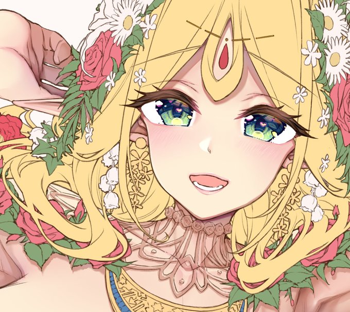 おめめ塗りました白目はまた明日塗る……#エルフさん3進捗 