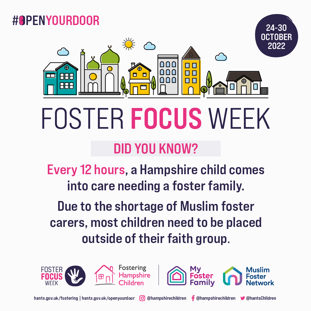 Mfosterfamily's tweet photo. We're supporting @HantsChildren #OpenYourDoor campaign to find 150 new fostering households for children in Hampshire. Almost anyone can open their door. Age, ethnicity, sexuality do not matter. if you have a spare room you can start transforming lives today.
#FosterFocusWeek https://t.co/xObqHAJ01R