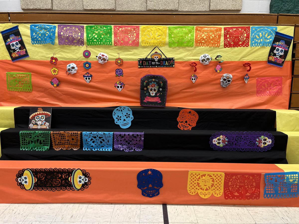 The Ofrenda is ready for our community to bring their family photo to display during our fall band and choir showcase. <a href="/LHSchools/">La Habra Schools</a> <a href="/IMS_Knights/">ImperialMiddleSchool</a> @ImperialBands #ShineBright