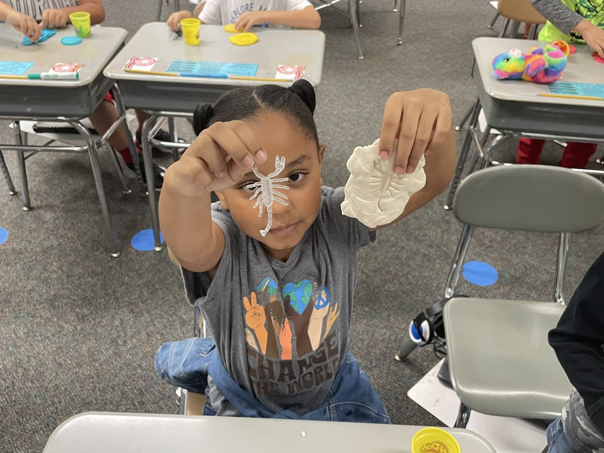 Future paleontologists at work.