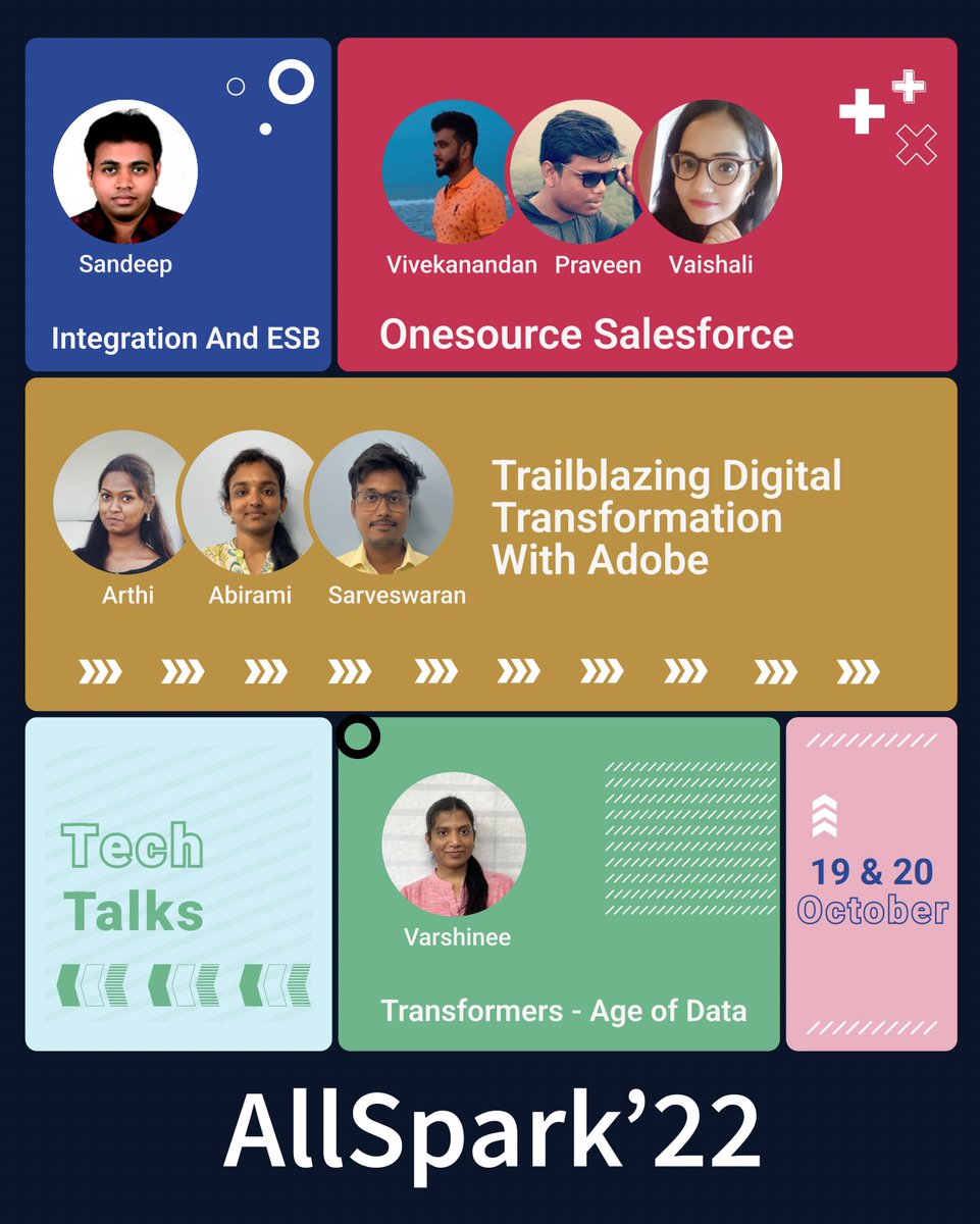 AllSparkTX's tweet photo. AllSpark’22 🎉
#allSparkTX #techEX #techTalks #tech #solutionSpace #hybridExperience #virtualExperience #SiriusIndia #collaboration #event #workplace #backtowork #backtolife https://t.co/7NmZULlFuG