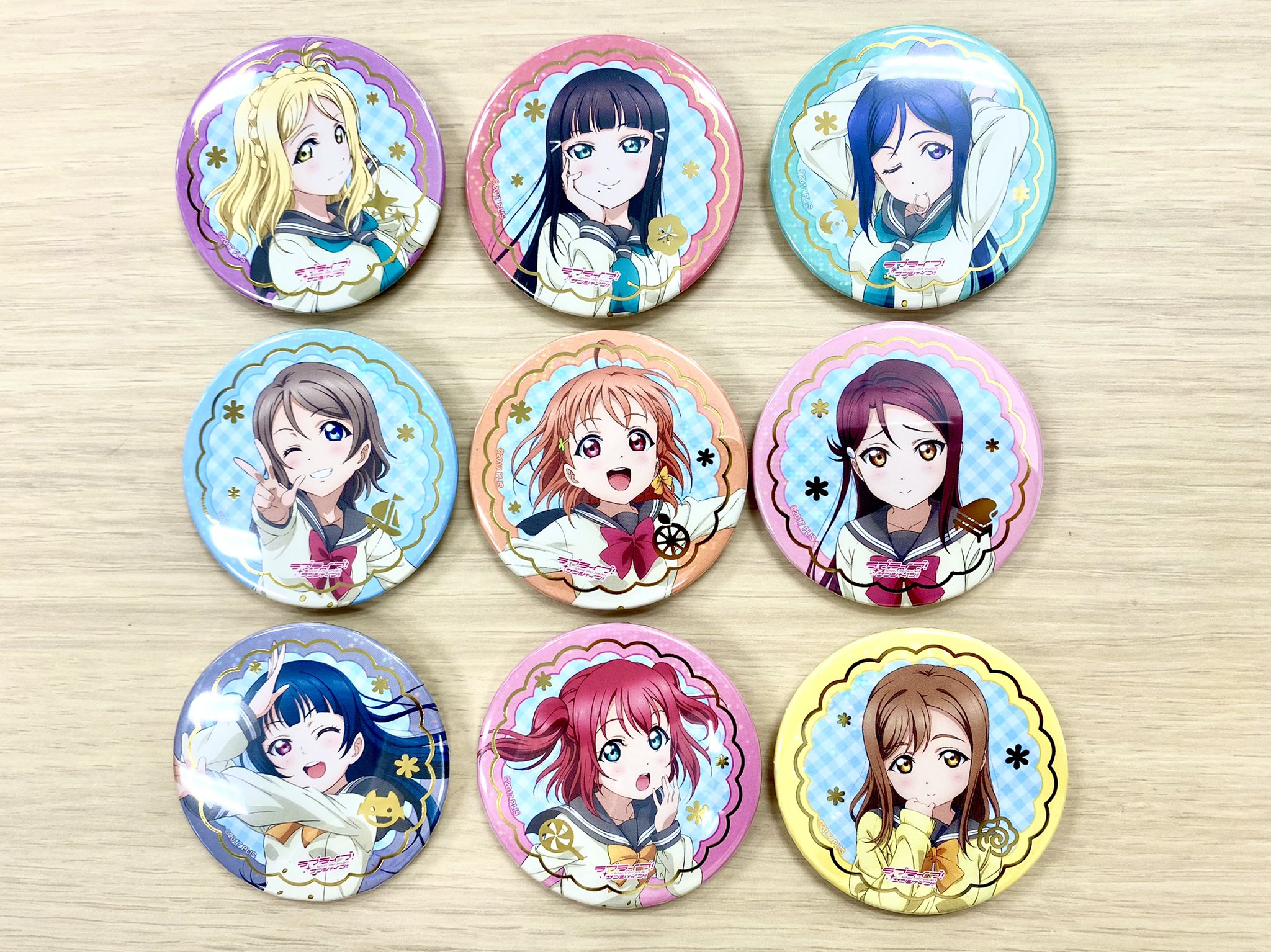 ラブライブサンシャイン オールナイトニッポンGOLD 缶バッジ ラブライブサンシャイン オールナイトニッポンGOLD 缶バッジ ラブ