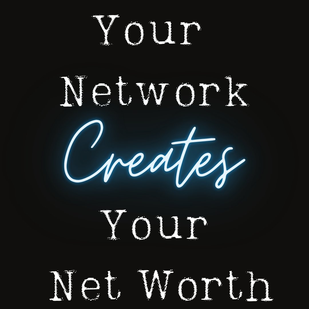 ‘Your network creates your net worth’
The big secret to success is creating a network of other amazing professionals around you.