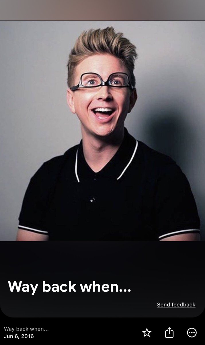 CharlieAnne1713's tweet photo. Yes Google Photos, that certainly was way back when 😂 @tyleroakley https://t.co/inmWfvVPcU