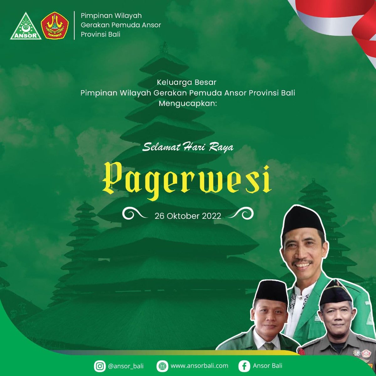 surajicipto's tweet photo. Selamat hari #pagerwesi https://t.co/SAaPi6jC6J