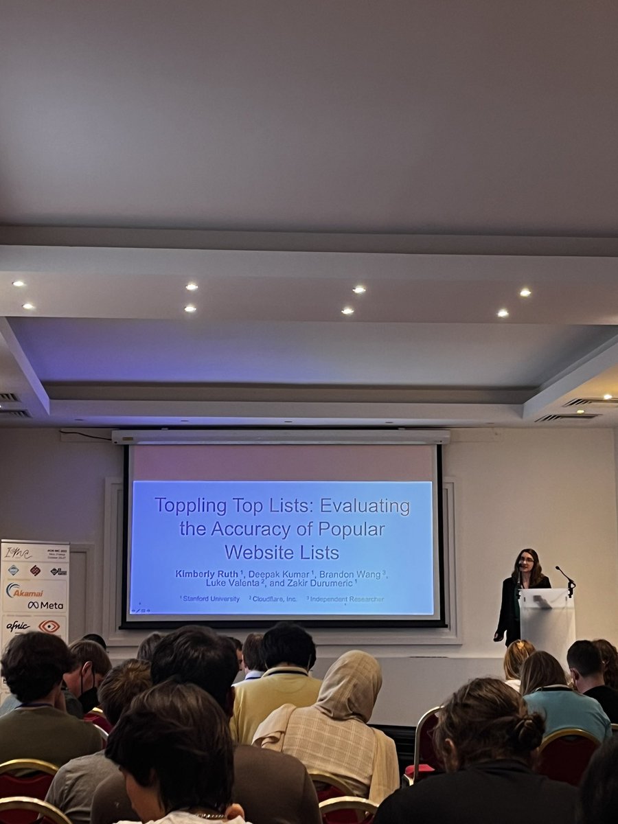 ACMIMC2022's tweet image. Stanford’s Kimberly Ruth takes the podium again to topple some top lists  #IMC2022