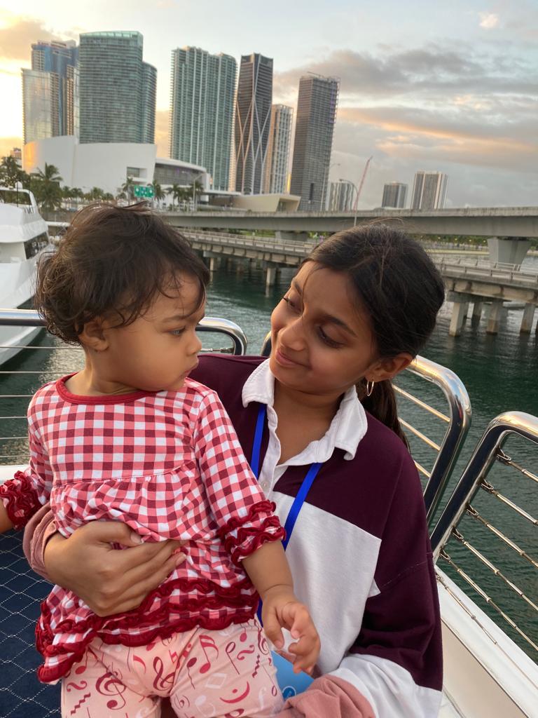 drgnayyar's tweet photo. Family affair at sea with @DrParuk. 🛥️ When you can't find childcare, you make it work!

After a long stint of travel, it felt great to bring Sonia on a work adventure (especially one as cool as #Yachtforce!)

Hopefully, seeing her mom in action inspired her! https://t.co/89c7zQvw9D