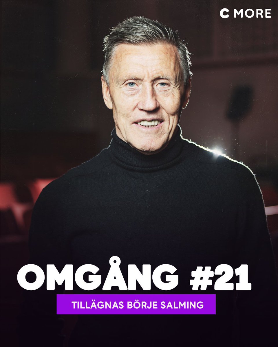 SHL, SDHL och Hockeyallsvenskan viger omgång 21 åt Börje Salming ❤️🙌