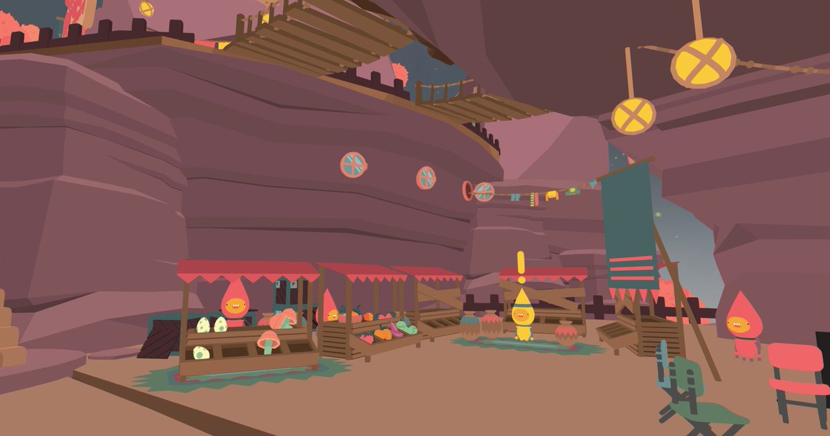 FlatPonies's tweet photo. For one of the highlights, the underground market of the Spaceport in @rebotsgame! This is where all the business-savvy imps hang out and there’s paths to both the Rebots Office and Parking Lot. At the start there’s not much to do, but Dysko might have some ideas.
#Blocktober https://t.co/bAff5lbRGe