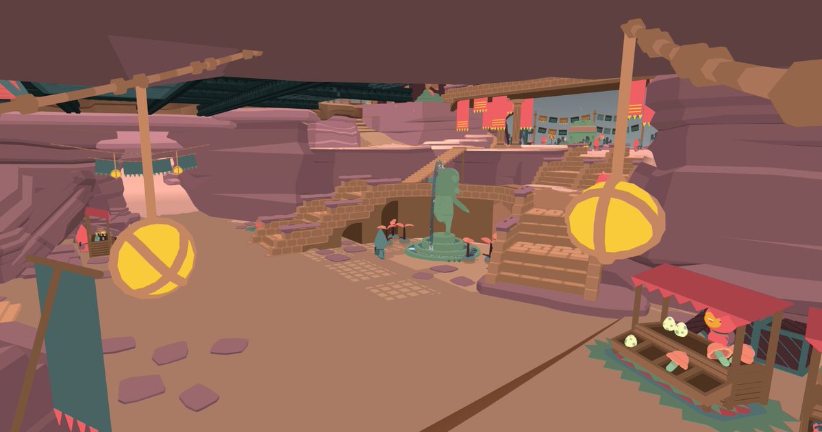 FlatPonies's tweet photo. For one of the highlights, the underground market of the Spaceport in @rebotsgame! This is where all the business-savvy imps hang out and there’s paths to both the Rebots Office and Parking Lot. At the start there’s not much to do, but Dysko might have some ideas.
#Blocktober https://t.co/bAff5lbRGe