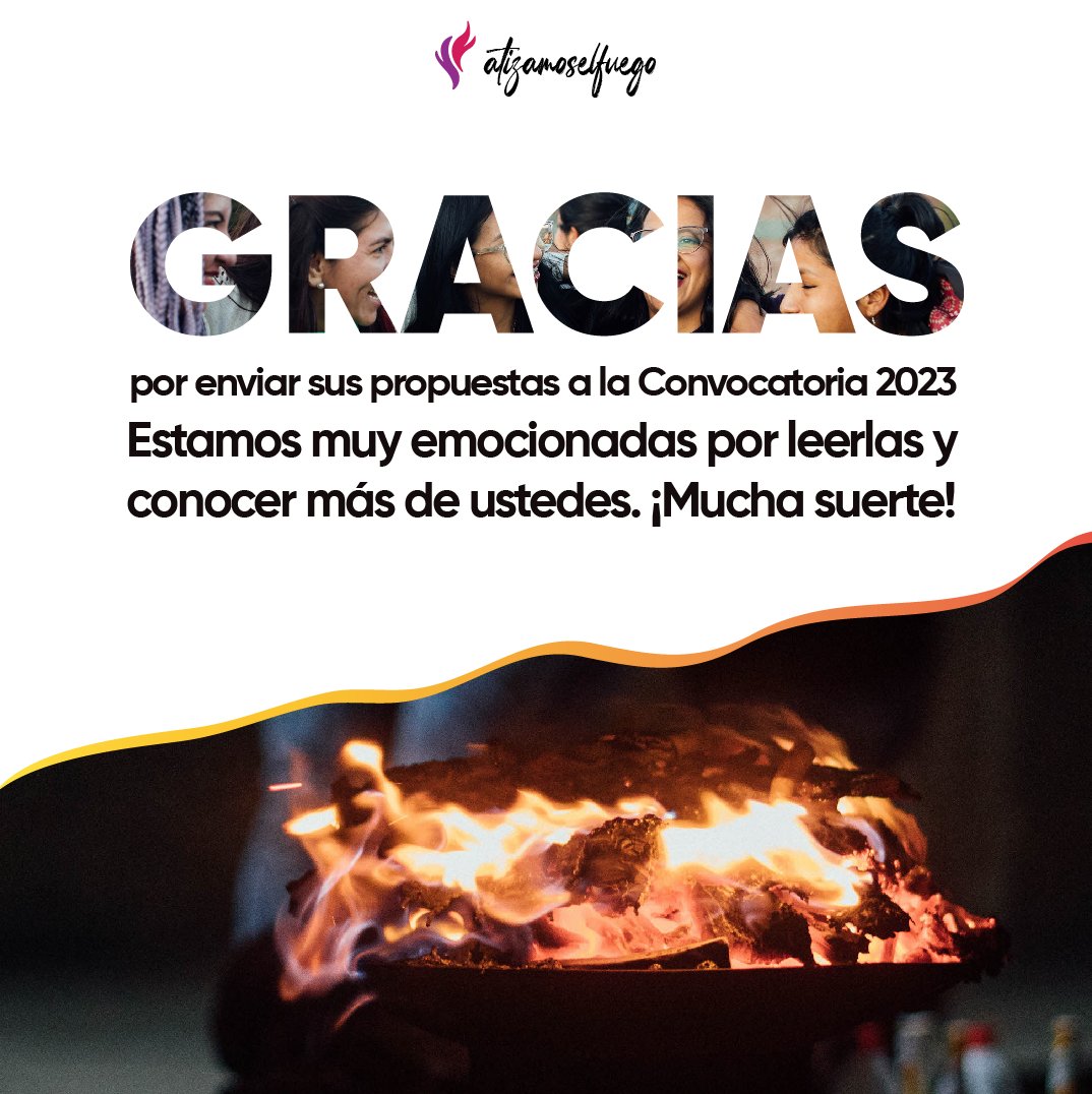 GRACIAS a las 175 organizaciones, colectivas y redes de mujeres, feministas y LBTI+ que enviaron sus propuestas a la Convocatoria 2023.
#fondodemujeresbolivia #atizamoselfuego #CONVOCATORIA2023