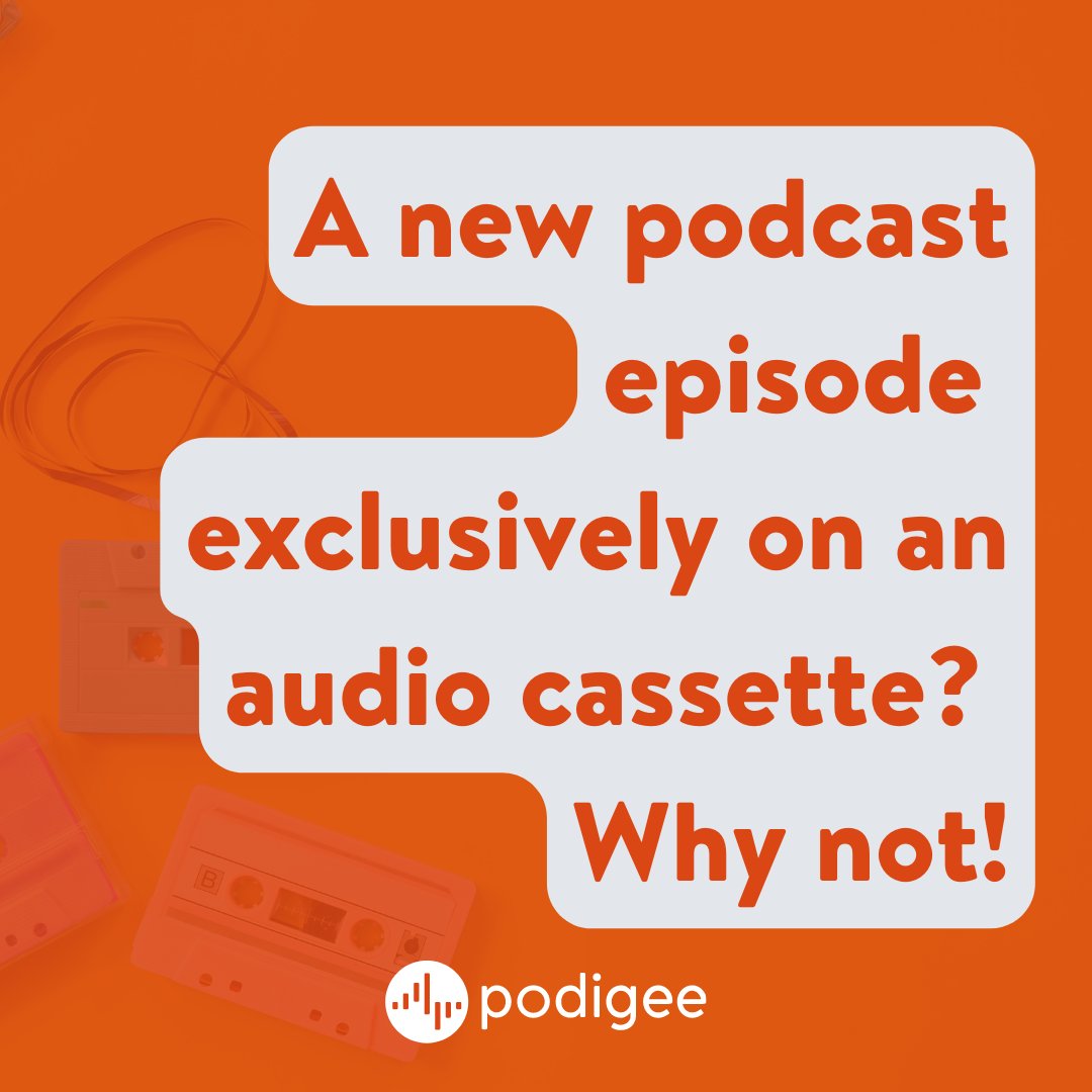 podigee's tweet photo. The Canadian Politics is Boring podcast put out an episode that is only available on audio tape. Limited to 50 copies and only playable on retro devices, it's a cool marketing stunt. Cool? What do you think? https://t.co/8ASj8qHI8o