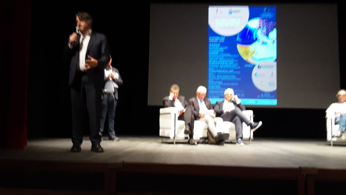 CislTaBr's tweet photo. #26OTT22 #Taranto @gianfr_solazzo partecipa alla Giornata sulla Sicurezza presso il #TeatroFusco #culturaesicurezza #sicurezzaecultura @CislNazionale @CislPuglia https://t.co/sgoMYbBHR7