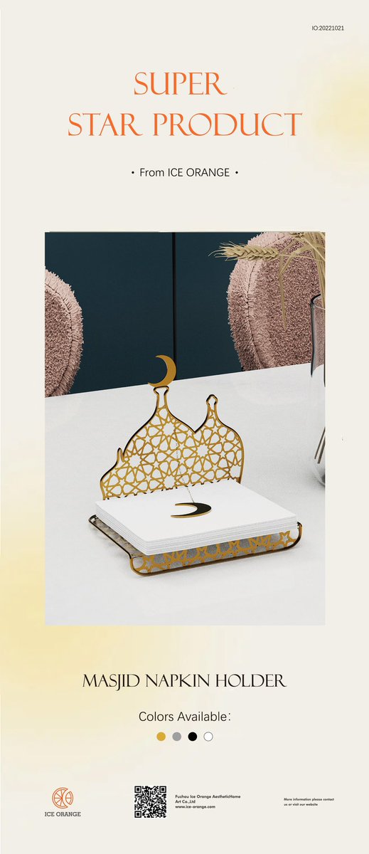 Ramadan napkin holder
#homedecor #homedecoration #homestyle #tabledecor #tabledecoration #metal #metalcraft #napkinholder #tissueholder #ramadan #ramadandecorations #ramadantablesetting #iceorangehomedecor