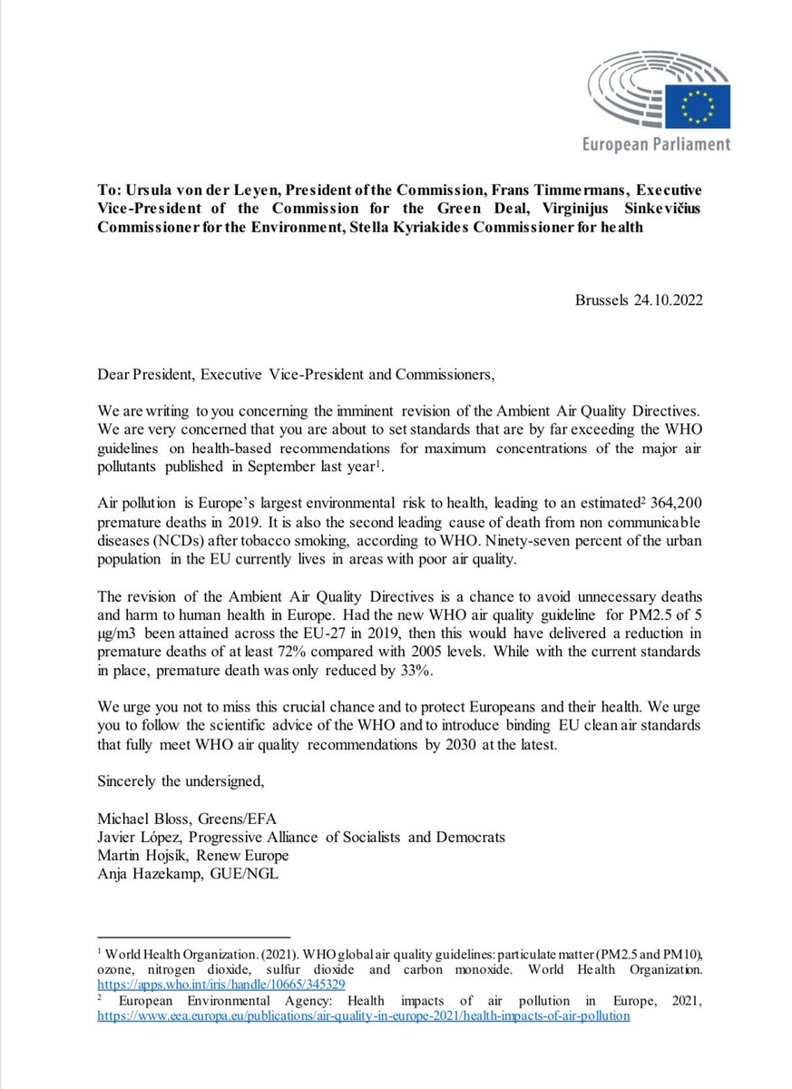 Javi L pez On Twitter The Revision Of The Ambient Air Quality 