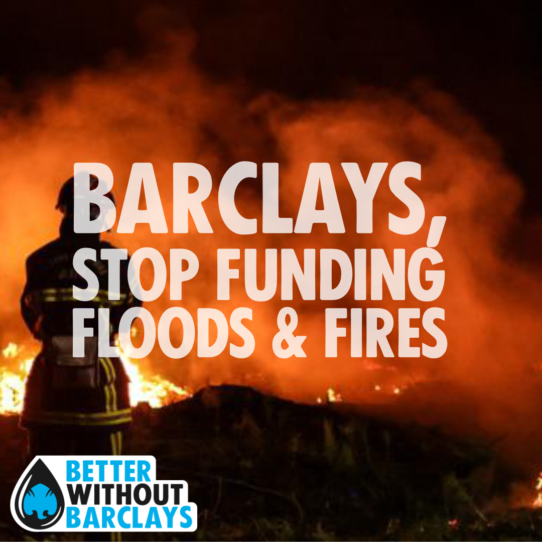 Extinction Rebellion Deep Water (@xrdeepwater) on Twitter photo .<a href="/BarclaysUK/">Barclays UK</a> ⚠️This is an intervention⚠️ Your dirty investments have consequences here and now. Is this how you want your company to be remembered? #BetterWithoutBarclays .<a href="/BarclaysUK/">Barclays UK</a> ⚠️This is an intervention⚠️ Your dirty investments have consequences here and now. Is this how you want your company to be remembered? #BetterWithoutBarclays