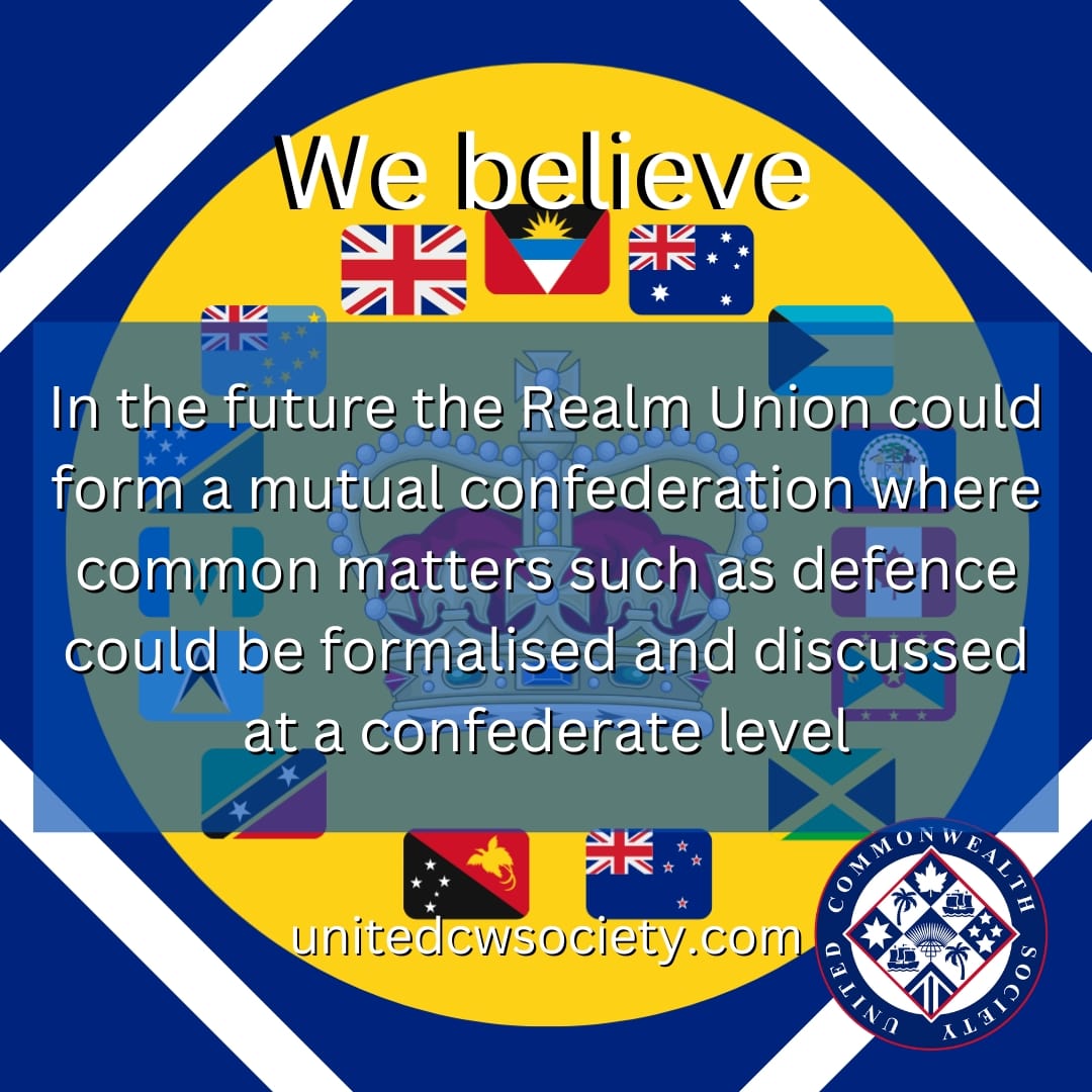 unitedcwsociety's tweet photo. P19 manifesto: In the future the Realm Union could form a mutual confederation where common matters such as defence could be formalised and discussed at a confederate level.
#Commonwealth #RealmUnion #CANZUK #Australia #Canada #NewZealand #unitedkingdom https://t.co/9B0YPZ85Ix