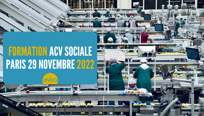 💛Apprenez à évaluer l'empreinte sociale de votre organisation avec @EveaSAS 

⌛C'est à #Paris le 29 novembre, et il ne reste plus que quelques places pour notre formation #ACV sociale [Analyse du Cycle de Vie sociale]

😎 Contact : Yohann REVERDY
y.reverdy@evea-conseil.com