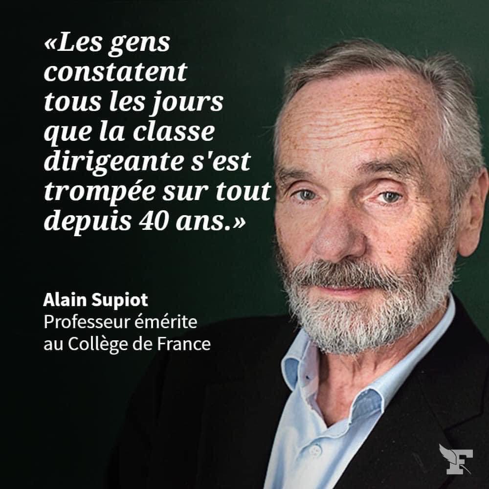 College De France A Mis En Ligne Ses Cours francoise degois on Twitter: "L’acuité d’Alain Supiot est toujours