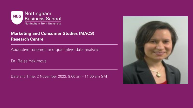 It only a week away and we host @DrRaisaYakimova @UniMelb for our first #ResearchAssembly for the #2022/23 #academicyear. Raisa's will speak on  #abductiveresearch and its application to the #marketing field. Kindly reserve your place 👉
ntu.ac.uk/about-us/event…