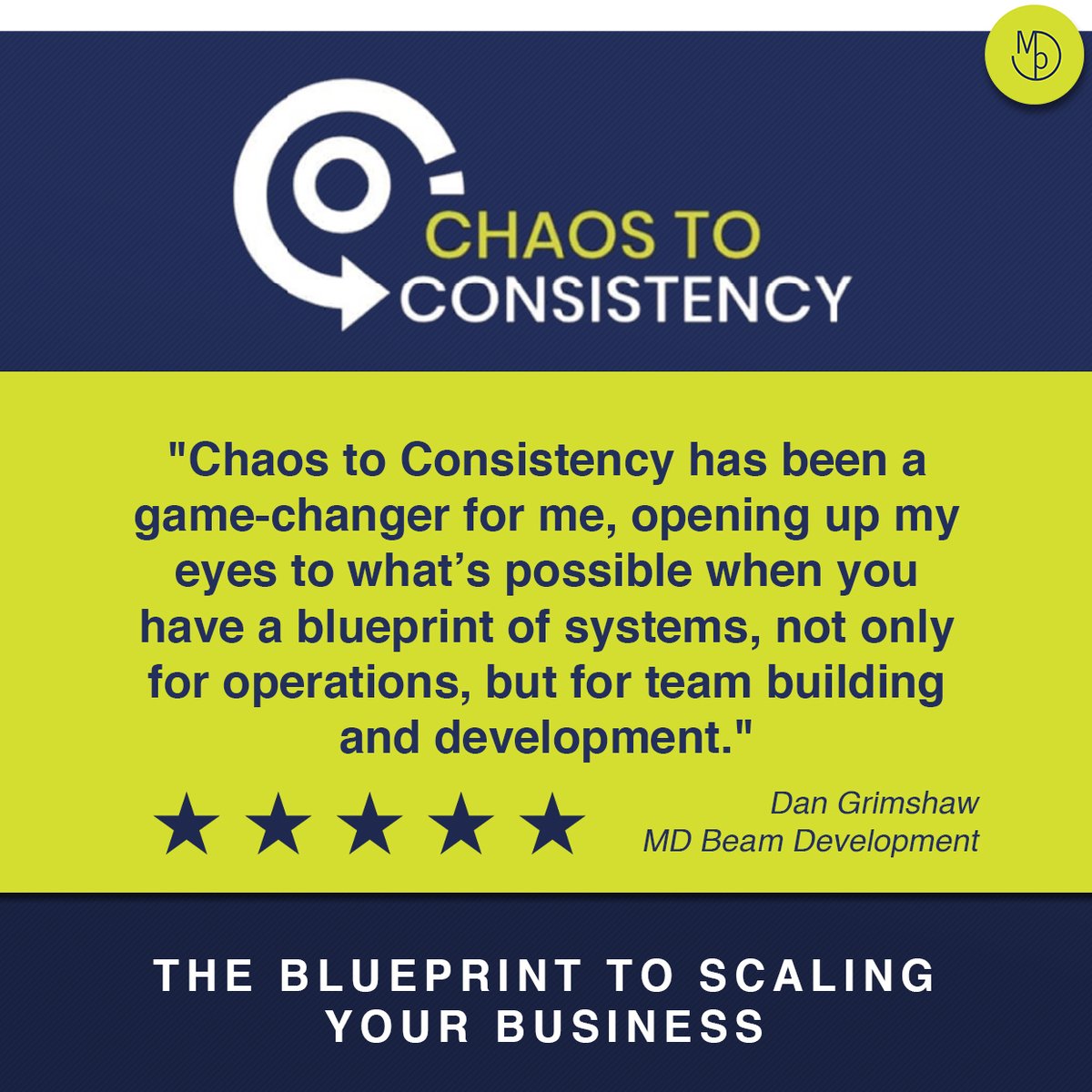 Perhaps you're looking to #scaleup your business or you want more time.
Maybe you just want to protect your business from the recession.
𝐂𝐡𝐚𝐨𝐬 𝐭𝐨 𝐂𝐨𝐧𝐬𝐢𝐬𝐭𝐞𝐧𝐜𝐲 will help you along every step of the way.
mariannepage.com/chaos-to-consi… 
#consistency #systems #recession