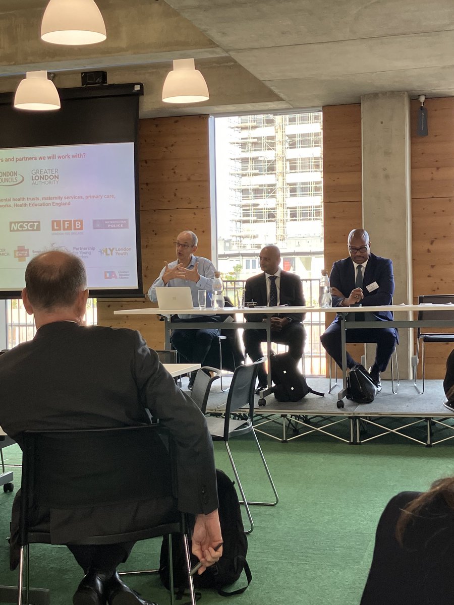 HazelCheeseman's tweet photo. @RestIsPolitics getting a plug from London medical director at launch of a new alliance on tobacco citing discussions about difficult choices in public spending. Would be good to see @campbellclaret and @RoryStewartUK discuss public health #LTAlaunch https://t.co/zewfD6bMcs
