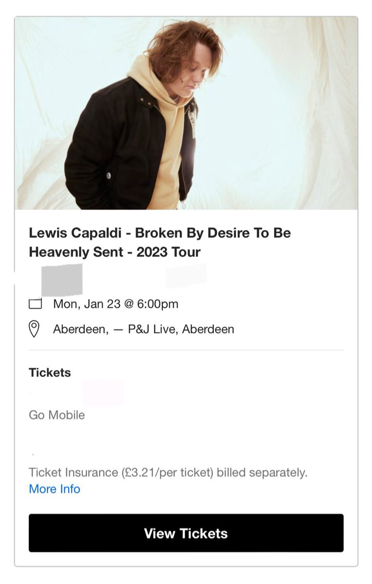 colley_x's tweet photo. @LewisCapaldi buzzing!! See you in January 🎉😍 https://t.co/mEV9JGFimL