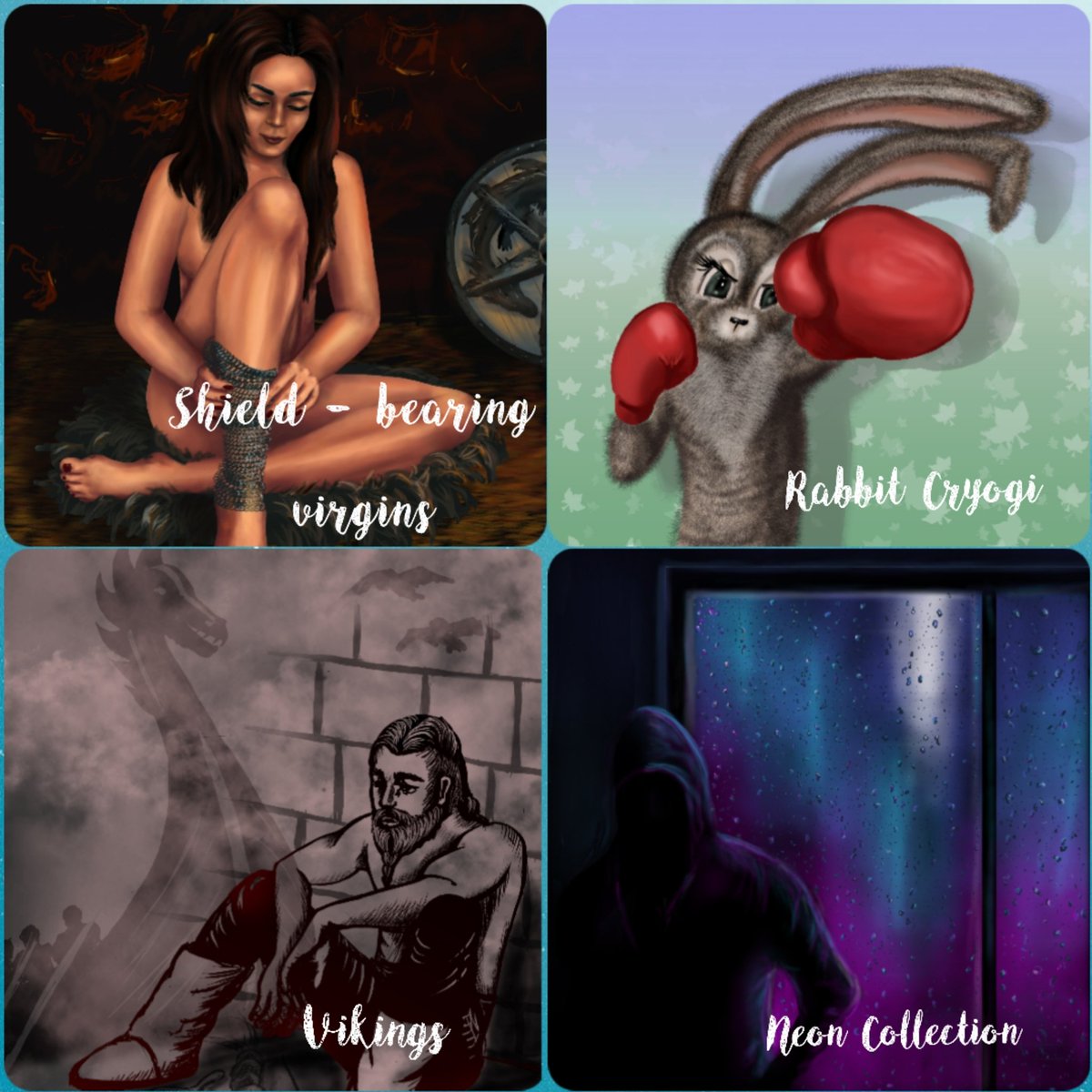 My collections are completely different. Many people say that this is wrong and the artist should have his own style. Maybe they're right. But I will not come to this soon, because all my life I love to learn and try something new😉

#Nadezhda_Golovanova 

Link on collection ⤵️