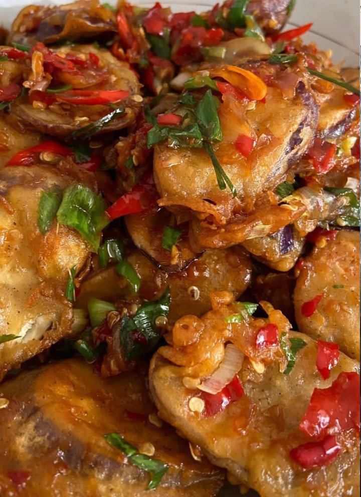 istychomell's tweet image. Terong Raos made by me 😍
Gimana cheff ? @hermawan_devina