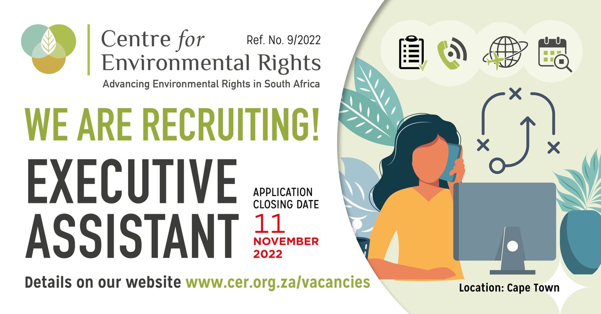 The CER is looking for an exceptional person to take the critical role of Executive Assistant to the Executive Director and Deputy Director. 
Applications close on 11 November 2022.
Full job spec, here:bit.ly/3D4HEql
#WeAreHiring