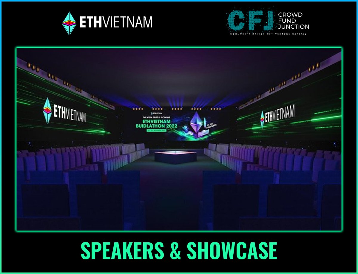 madfornft's tweet photo. Leading speakers from YGG, AWS, Ethereum Foundation, Polygon etc. will be attending the grand event! 🤩

Interested to contribute to the event? Become a Sponsor at @eth_vietnam . DM us for more details.

#CFJ #crowdfundjunction #ethereum #Ethvietnam #eth #ethindia https://t.co/E759mANU8B