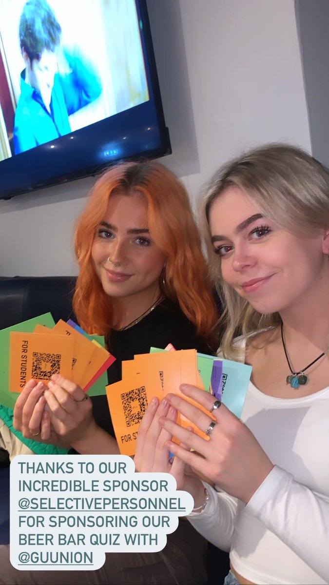 _GCFS_'s tweet image. //GUCFS GUU BEER BAR QUIZ //
Thanks to everyone that came down to the beer bar for our quiz collab with the union! We had a great time! Thanks of course to Selective Personnel for sponsoring the evening! #gucfs #charity