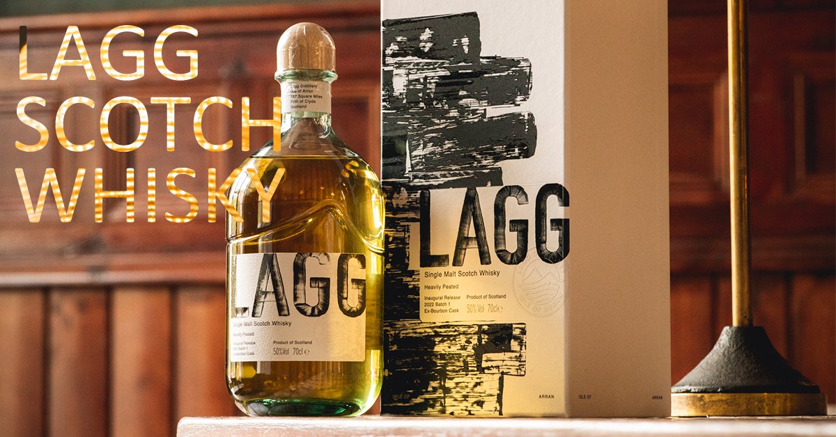 Presenting… Lagg Scotch #Whisky 🥃

 A stunning yet modern, sleek #bottle shape with beautifully simple #detailing of the Isle of Arran #landscape twisted around the bottle to represent the #brand's roots.

Perfect for the distillery's latest inaugural releases!