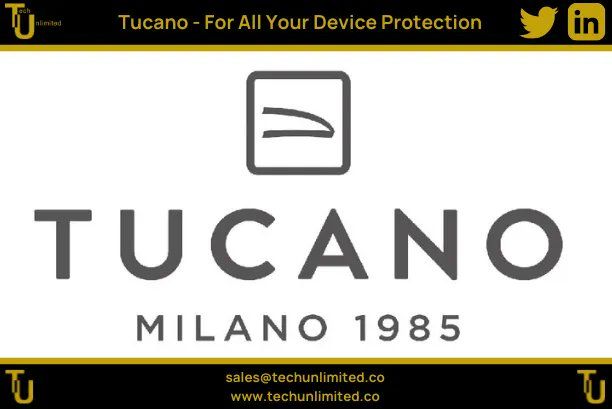 TechUnlimited_'s tweet photo. @tucano is a brand with a pedigree you can trust, and we would be delighted to share pricing &amp; samples with you.

Tucano is present in more than 50 countries, selling around three and a half million products per year. With over 30 years of experience, it’s a brand you can trust. https://t.co/NEg3d7DJRS