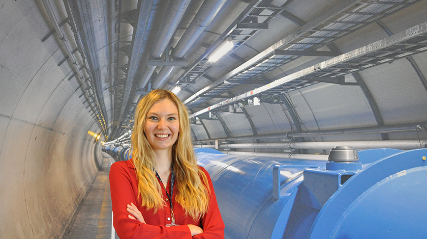 KTH-alumnen Sandra Muhr bidrar till framtidens effektivare cancerbehandlingar, genom att överföra teknik från @CERN:s legendariska partikelacceleratorer till cancervården. kth.se/om/nyheter/cen…