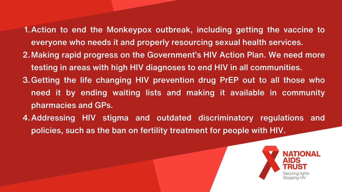 We want to welcome back @SteveBarclay as Secretary of State for Health & Social Care - the backlogs and pressures in sexual health services & HIV care should we top of the agenda. Without urgent action, we will not meet the 2030 goal of ending HIV transmissions🔻