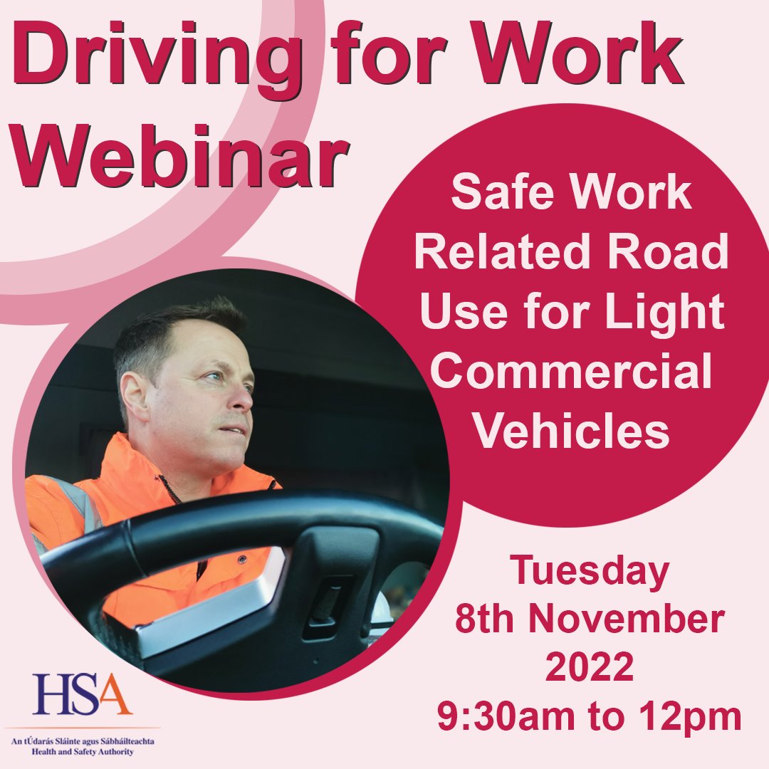 Don't miss our webinar tomorrow on Driving for Work: Safe Work Related Road Use for Light Commercial Vehicles.

Register here
➡ https://t.co/rSl3jPQnLw https://t.co/PkmyNTvKQM