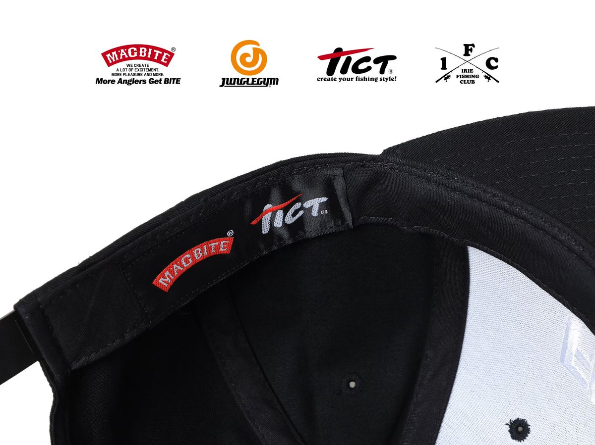 im_a_fisherman's tweet photo. -FISHING VIBEZ CAP-

Release : 10/29(sat)
Color : BLACK
Size : ONESIZE

MAGBITE・JUNGLEGYM・TICT 、人気メーカー３社とのコラボレーションCAP。
フロントは＂FISHING VIBEZ＂のロゴを立体刺繍で落とし込み。
裏面には各メーカーのネームタグを配置した特別仕様。
https://t.co/k55C5NXy9D https://t.co/g7U4Q2DbCV