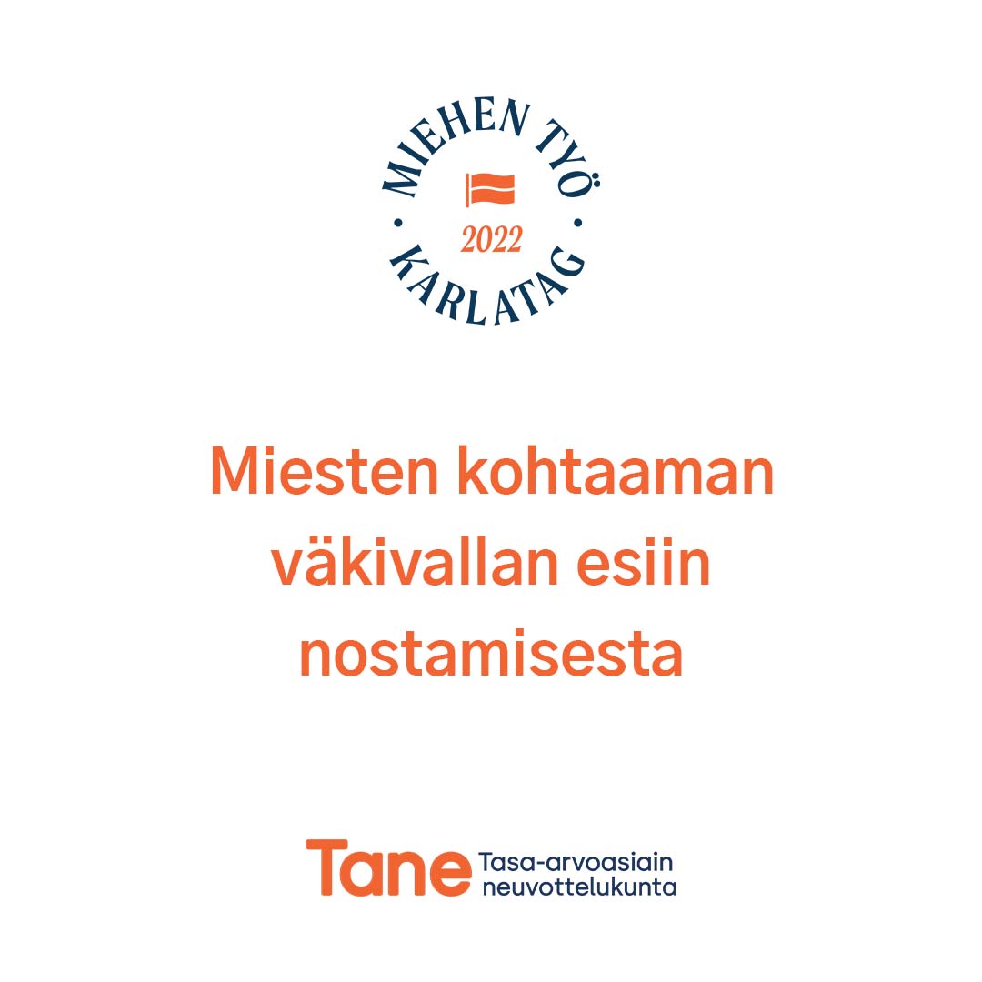 tasaarvoTANE's tweet photo. Tasa-arvoasiain neuvottelukunnan jakama Miehen työ -tasa-arvopalkinto myönnetään tänä vuonna valokuvataiteilija Kenneth Bambergille miesten kohtaaman väkivallan esiin nostamisesta #MiehenTyö #TasaArvo #Tane50 https://t.co/7Yq0Arq0Vy