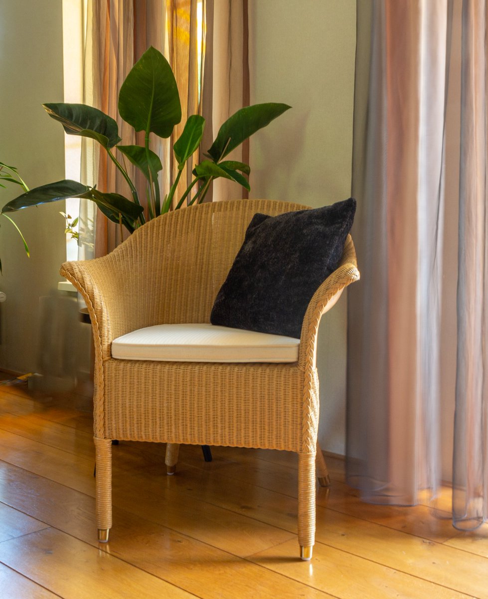Lloyd loom stoelen altijd sfeervol. Gezellig in elk interieur. Ook nieuwsgierig naar deze Lloyd loom meubelen? lloydloomwinkel.nl #lloydloom #eetkamerstoelen