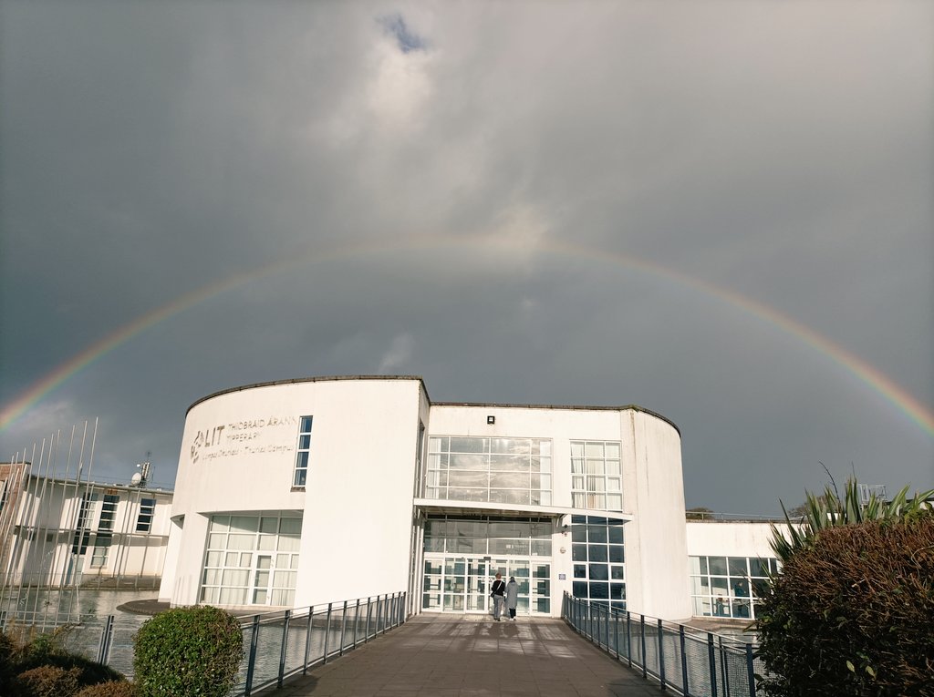 A beautiful rainbow 🌈 marking the start of the @ShoutOut_IE gender identity, expression and diversity train the trainer session today @TUS_Midwest Thurles campus with all our GEEF partners @MICLimerick @EDI_SETU @CarlowCollege @TUS_EDI @uniofgalway