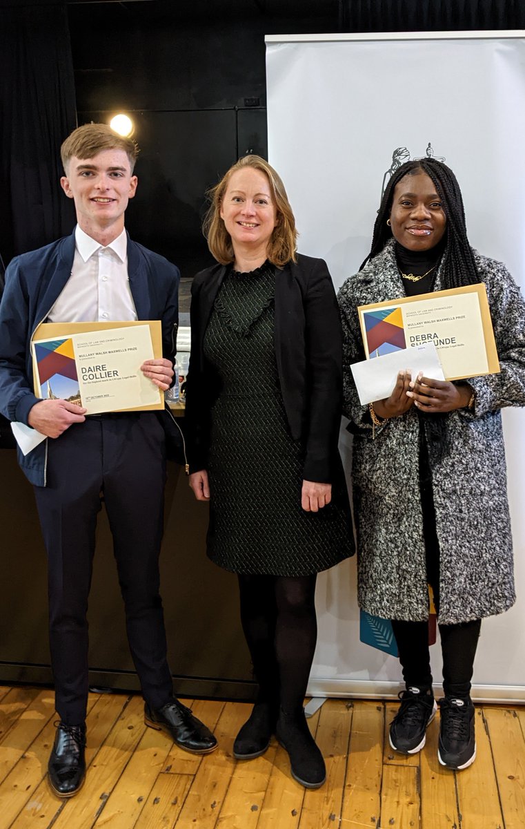 MullanyWalsh's tweet photo. We were very impressed with the new generation of lawyers at @MaynoothLaw @MaynoothUni  when we presented the Mullany Walsh Maxwells prize for legal writing to Debra Shotunde and Daire Collier.  https://t.co/MrAyLrSzQb Congratulations! https://t.co/zOB4cPmaSX