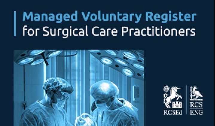 The_SCPs's tweet photo. 🚨Managed Voluntary Register (MVR) for Surgical Care Practitioners lunched today🚨

Joint venture by @RCSnews &amp; @RCSEd 

https://t.co/Qfx0TXezeP https://t.co/2LEX1Jeij4