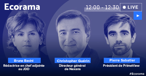 Ne manquez pas à 12h #Ecorama ! Auj nous recevons @BrunaBasini (@leJDD) : Aides à l’énergie : un mini bouclier pour les entreprises ? ; Christophe Guérin (DG @Nexans_), et, @Pierre_Sabatier (@PrimeView_fr) : Cet indice boursier au plus bas depuis 2009… bit.ly/1TwHkDV#xtor=C…