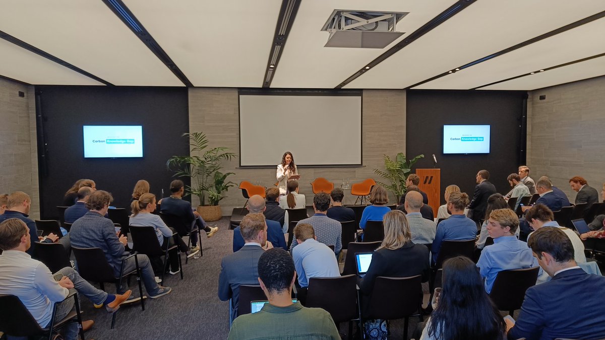 CarbonGap's tweet photo. And we're off! 🚀

@AnnaGumbau kicks off the event with an introduction on why Carbon Removal is important and why we're meeting here this morning. 

(2/n). https://t.co/uEQzqCaXKW