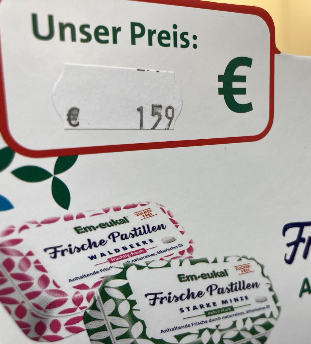 Das muss diese Inflation sein, von der alle reden… 🙃