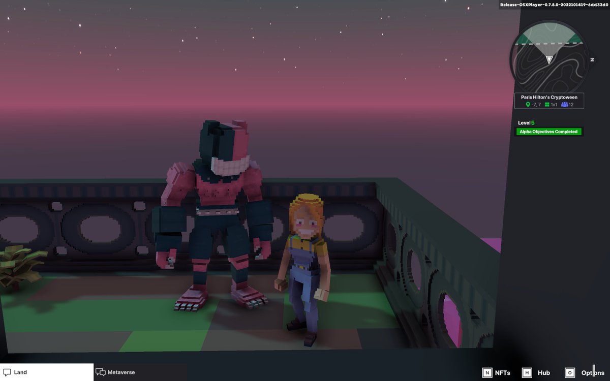 AorawanSai's tweet photo. @TheSandboxGame I just participated in the Paris Hilton  #Cryptoween Event. I found Grralh check out my screenshot below!
🎃👇 https://t.co/2Fs52aeeVd