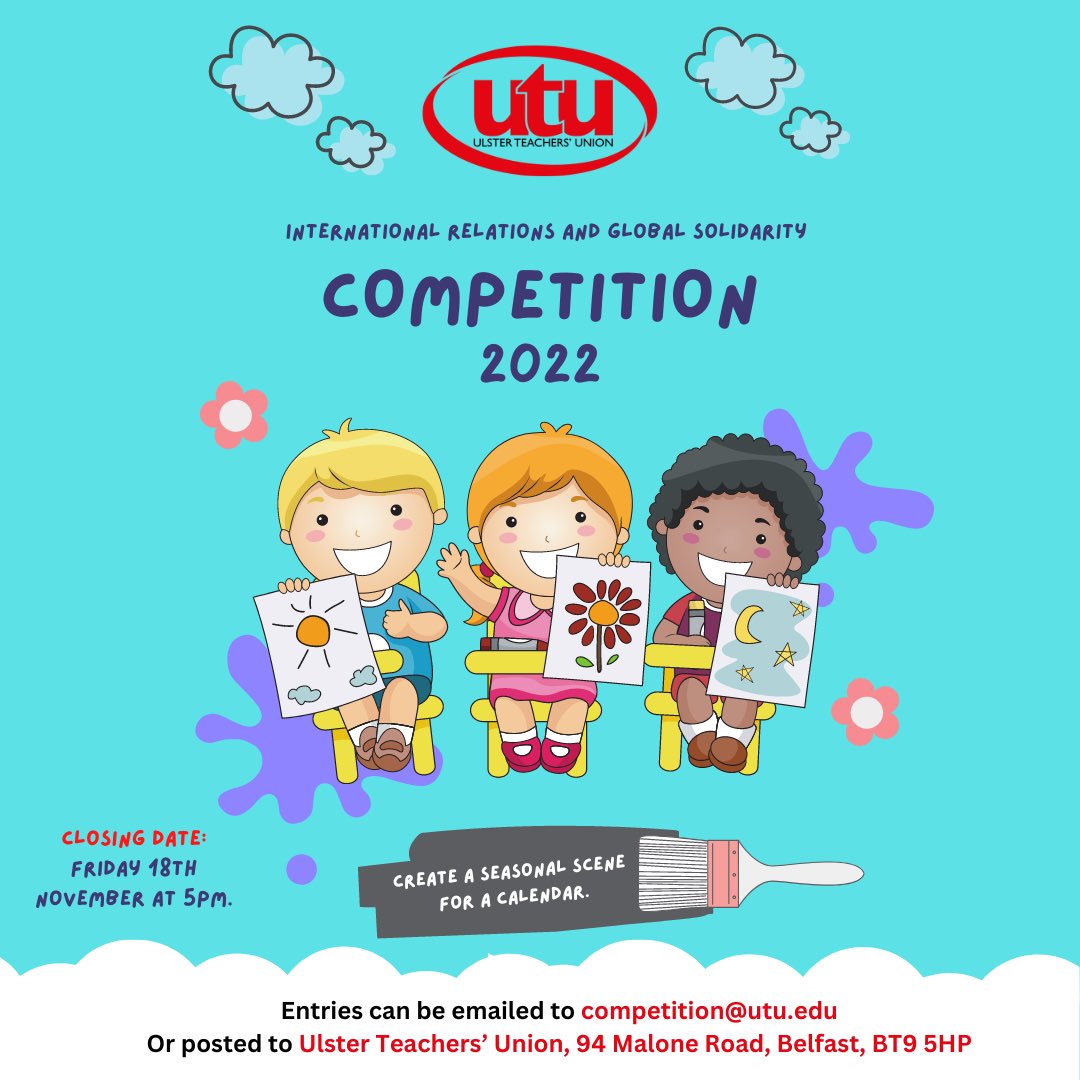 BAArtandDesign's tweet photo. Seasonal Picture Calendar Competition. 
Pupils can use an A4 page and design a picture for a calendar – noting on the back which season it is, their name, school and class and return entries to us by Friday 18th November. https://t.co/AyGKdtReUx